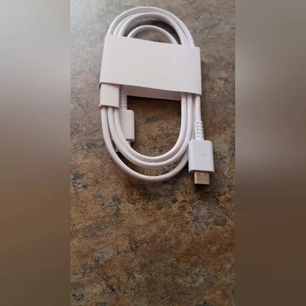 White USB-C to USB Cable